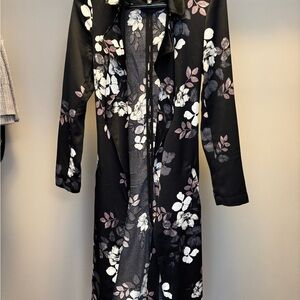 Dynamite Black and White Floral Dress